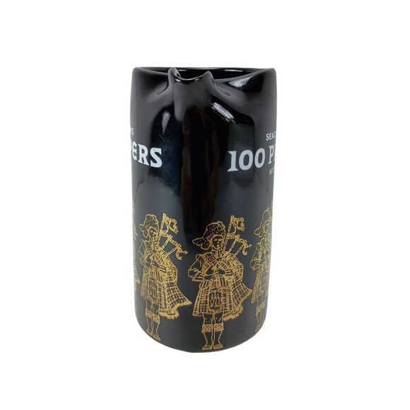 Seagram’s 100 Pipers Scotch Ceramic Water Bar Pitcher Vintage - Picture 4 of 7